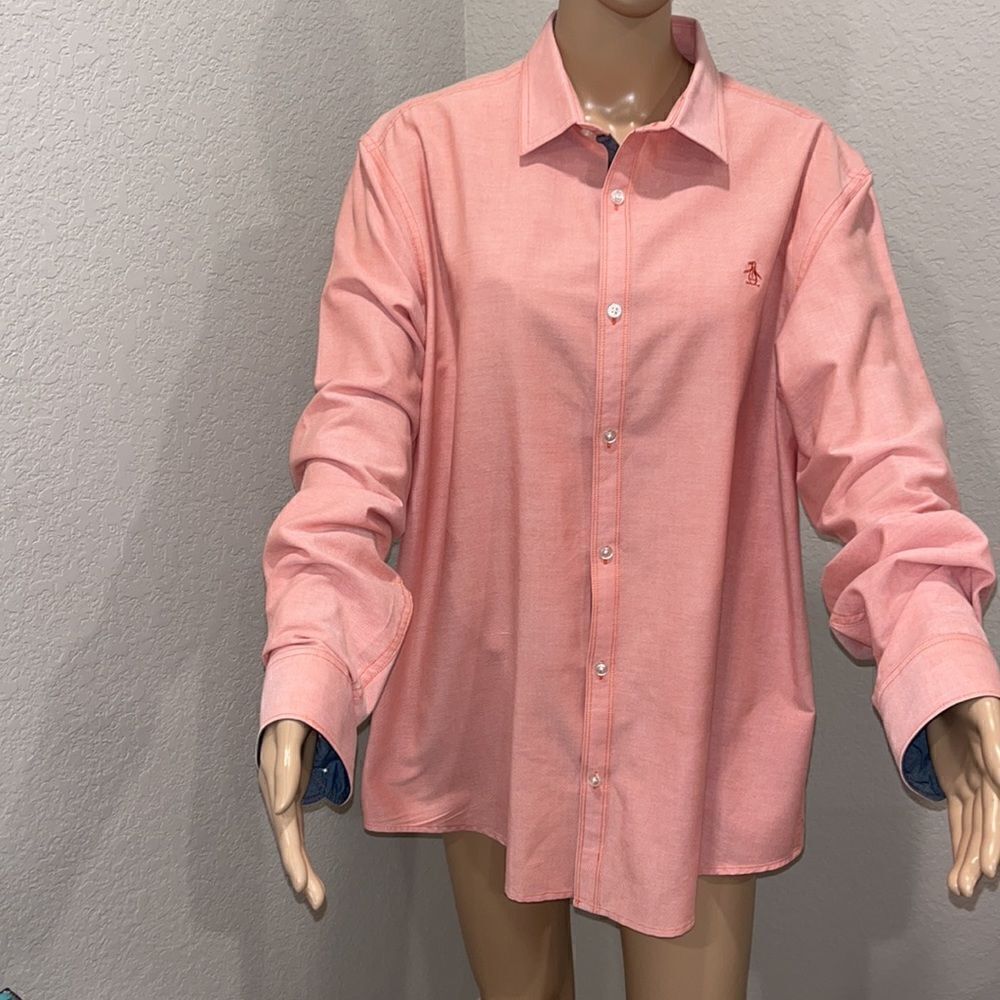 Penguin heritage slim fit shirt in excellent condition - Picture 1 of 5